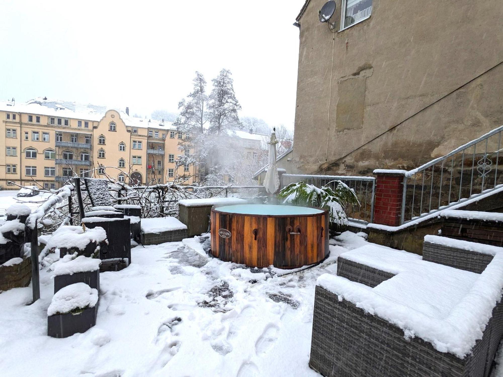 Zi1 - Urlaubsmagie - Erholung Mit Whirlpool & Sauna Зебниц Экстерьер фото